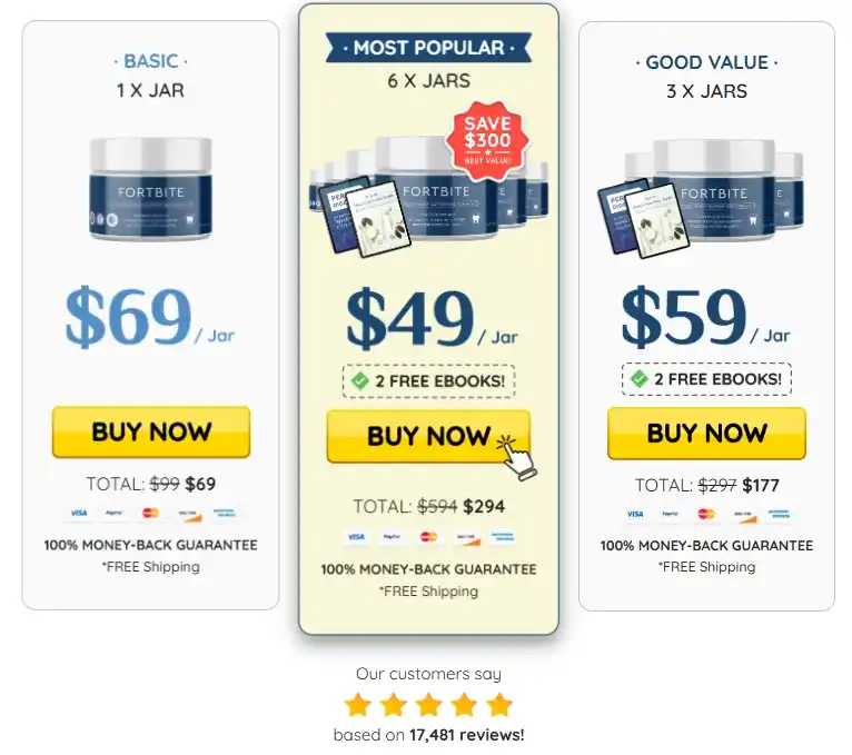FortBite Price Packages